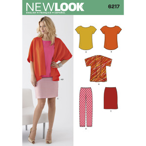 New Look Sewing Pattern 6217 Misses&#39; Separates