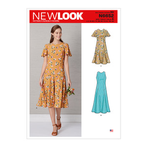  New Look Patterns Easy Girl's Kimono, Knit Top and Leggings  Size A (8-10-12-14-16) 6445 : Arts, Crafts & Sewing