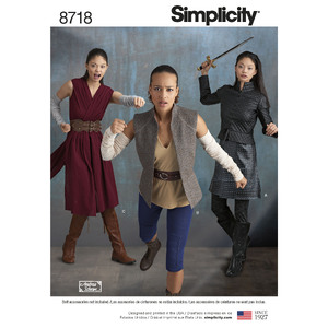 Pattern 8718 Women&#39;s Costumes Simplicity Sewing Pattern 8718