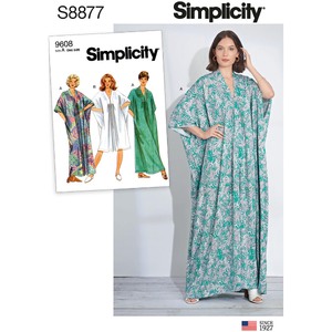 Pattern S8877 Misses&#39; Caftan Simplicity Sewing Pattern 8877