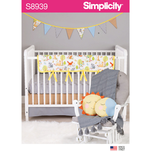 Nursery Decor One Size Simplicity Sewing Pattern 8939