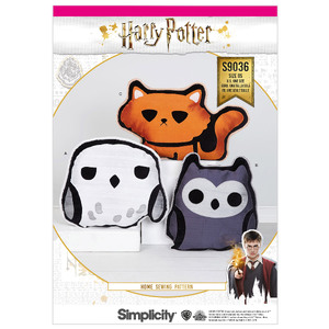 Simplicity Sewing Pattern S9036 Harry Potter Stuffed Pillows Simplicity Sewing Pattern 9036