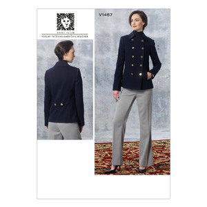 Vogue Sewing Pattern Misses&#39; Jacket and Pants 1467 A5 (Sizes 6-14)