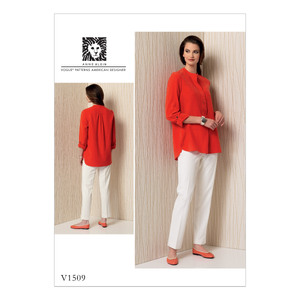 Vogue Sewing Pattern Misses&#39; Banded Tunic with Yoke and Tapered Pants 1509 A5 (Sizes 6-14)