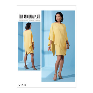 Vogue Sewing Pattern Misses&#39; Dress 1614 A5 (Sizes 6-14)