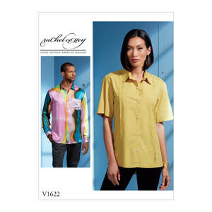 Vogue Sewing Pattern Unisex Shirt 1622MXX (Sizes 40-46)