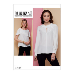 Vogue Sewing Pattern Misses&#39; Top 1629 A5 (Sizes 6-14)