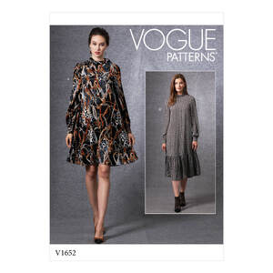 Vogue Sewing Pattern Misses&#39; Dress 1652 A5 (Sizes 6-14)