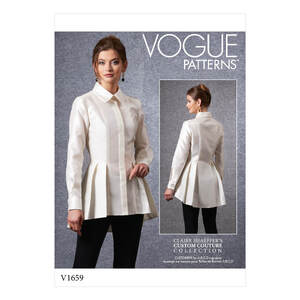 Vogue Sewing Pattern Misses&#39;/Misses&#39; Petite Shirt 1659 A5 (Sizes 6-14)