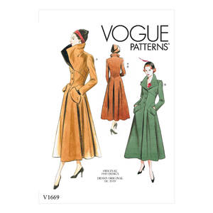 Vogue Sewing Pattern Misses&#39; Outerwear 1669 A5 (Sizes 6-14)