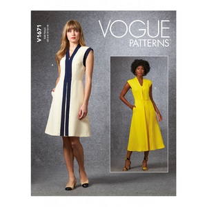 Vogue Sewing Pattern Misses&#39; Dress 1671 A5 (Sizes 6-14)