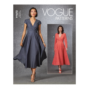 Vogue Sewing Pattern Misses&#39; Dress 1672 A5 (Sizes 6-14)