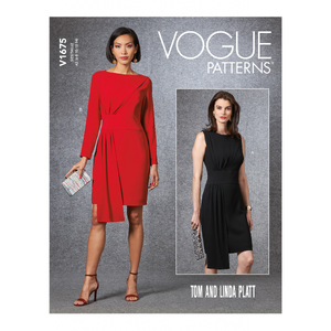 Vogue Sewing Pattern Misses&#39; Dress 1675 A5 (Sizes 6-14)