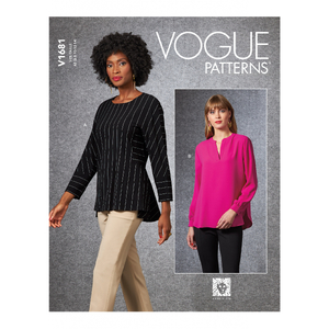 Vogue Sewing Pattern Misses&#39; Top 1681 A5 (Sizes 6-14)