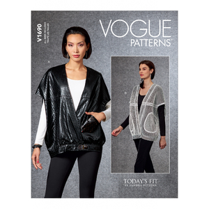 Vogue Sewing Pattern Misses&#39; Vest 1690A