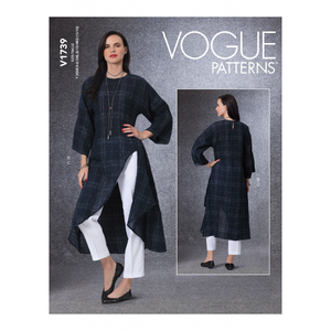 Vogue Sewing Pattern Misses&#39; Tunic and Pants 1739y (Sizes XS-S-M)