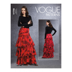 Vogue Sewing Pattern Misses&#39; Skirt 1740 A5 (Sizes 6-14)