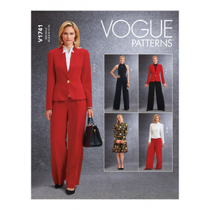 Vogue Sewing Pattern Misses&#39; Jacket, Top, Dress, Pants and Jumpsuit 1741 A5 (Sizes 6-14)