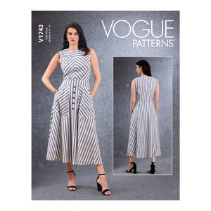 Vogue Sewing Pattern Misses&#39; Dress 1743 A5 (Sizes 6-14)