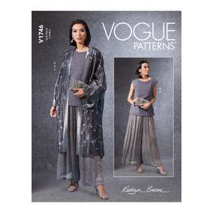 Vogue Sewing Pattern Misses&#39; Kimono, Top and Pants 1746A