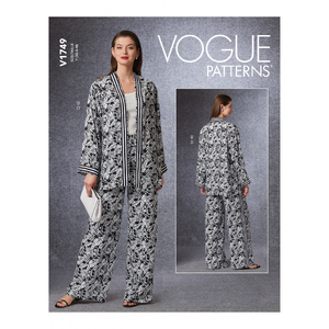 Vogue Sewing Pattern Misses&#39; Vest, Jacket and Pants 1749y (Sizes XS-S-M)