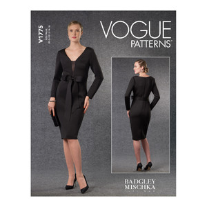 Vogue Sewing Pattern - Misses&#39; Dress Badgley Mischka 1775F5