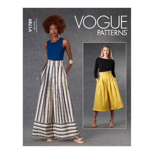 Vogue Sewing Pattern - Misses&#39; Pants 1789B5