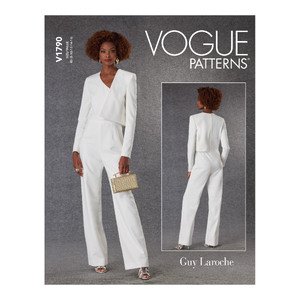 Vogue Sewing Pattern - Misses&#39; Jumpsuit Guy Laroche 1790B5