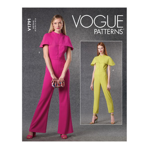 Vogue Sewing Pattern - Misses&#39; Jumpsuits 1791B5