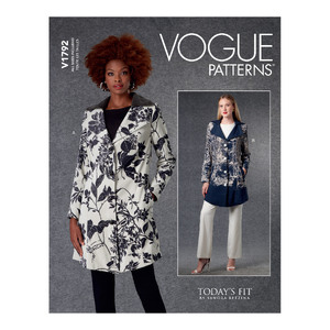 Vogue Sewing Pattern Misses&#39; Jackets Today&#39;s Fit By Sandra Betzina 1792A