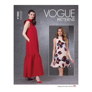 Vogue Sewing Pattern Misses&#39; Dresses 1802A