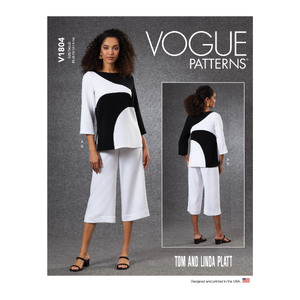 Vogue Sewing Pattern - Misses&#39; Tunic &amp; Pants 1804B5