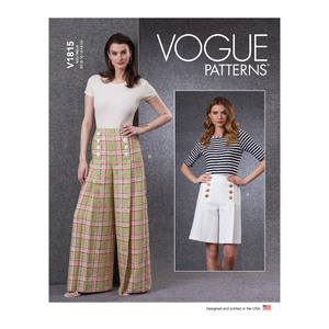 Vogue Sewing Pattern - Misses&#39; Pants 1815B5