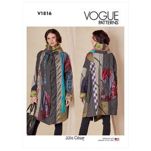 Vogue Sewing Pattern Misses&#39; Reversible Coat 1816A