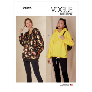 Vogue Sewing Pattern Misses&#39; Sweatshirts 1826A