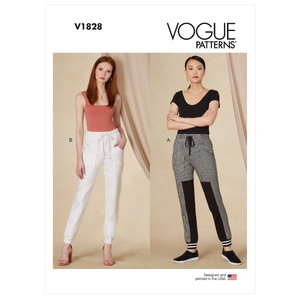 Vogue Sewing Pattern Misses&#39; and Misses&#39; Petite Track Pants 1828A