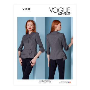 Vogue Sewing Pattern - Misses' Jacket 1839B5