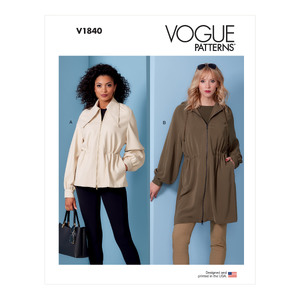 Vogue Sewing Pattern Misses&#39; Jacket 1840A