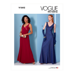 Vogue Sewing Pattern - Misses&#39; Special Occasion Dress 1842B5