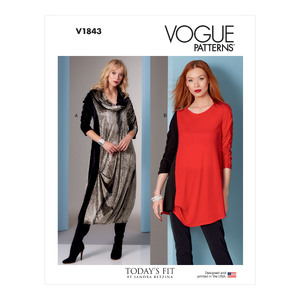 Vogue Sewing Pattern Misses&#39; Dress and Tunic 1843A