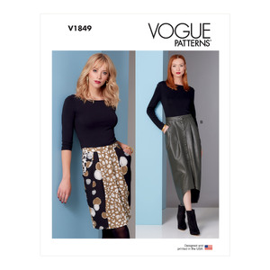 Vogue Sewing Pattern - Misses&#39; Skirt 1849B5