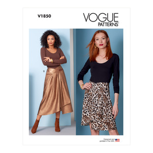 Vogue Sewing Pattern - Misses&#39; Skirt 1850B5