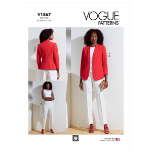 Vogue Sewing Pattern Misses&#39; Jacket and Pants 1867 A5 (Sizes 6-14)