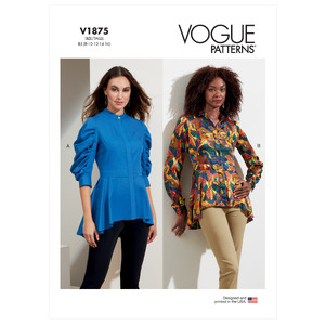 Vogue Sewing Pattern - Misses&#39; Tops 1875B5