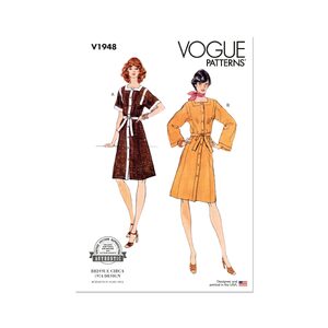 Vogue Patterns V1948b5 Misses’ Dress Vintage sizes 8-16