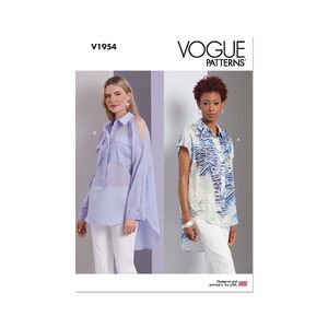 Vogue Patterns V1954b5 Misses’ Tops sizes 8-16
