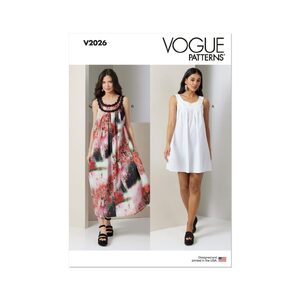 Vogue Patterns V2026h5 Misses’ Dress in Two Lengths size 6-14