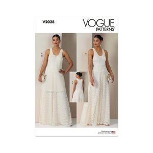 Vogue Patterns V2028h5 Misses’ Dress and Overdress size 6-14