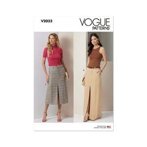 Vogue Patterns v2032b5 Misses’ Skirt in Two Lengths size 8-16