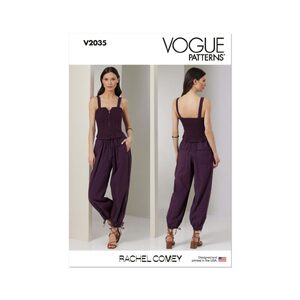 Vogue Patterns V2035h5 Misses’ Jumpsuit by Rachel Comey size 6-14